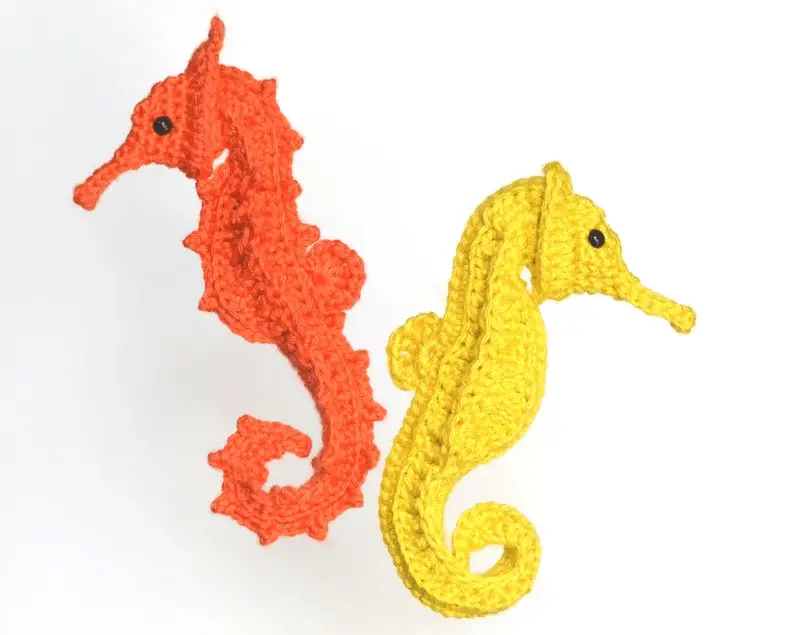 realistic crochet seahorse pattern