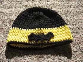 batman hat crochet pattern