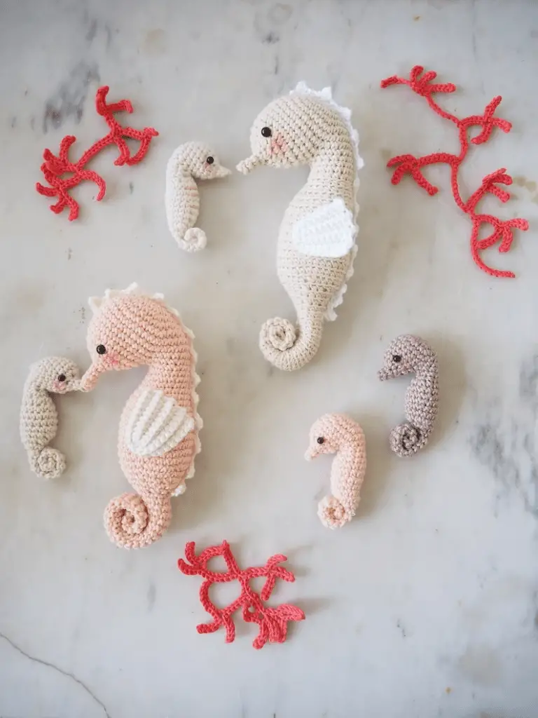 cute seahorse crochet pattern