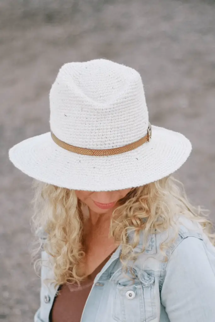 simple crochet summer hat