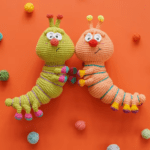 crochet caterpillar