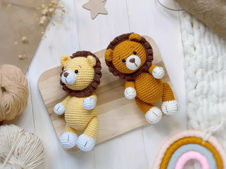 crochet lion pattern