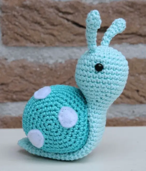 crochet snail pattern