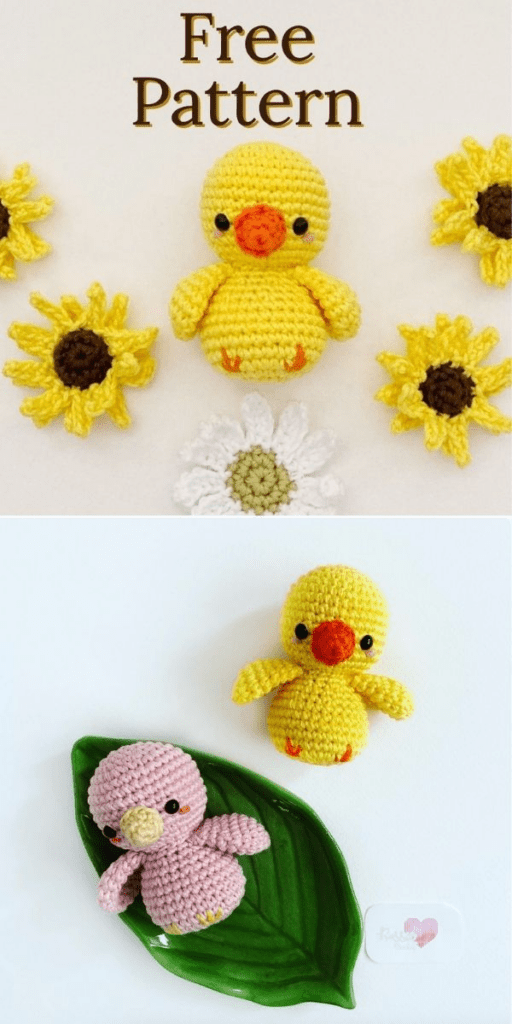 cute crochet chick pattern