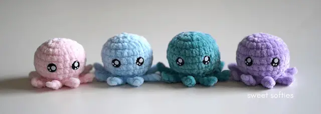 octopus crochet plush