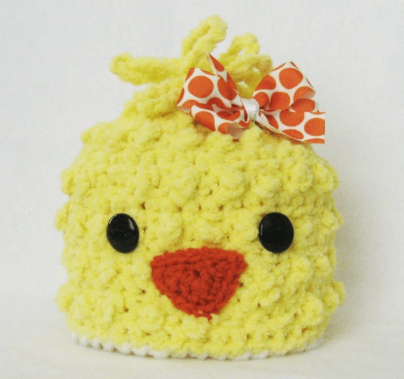 crochet chick baby hat pattern