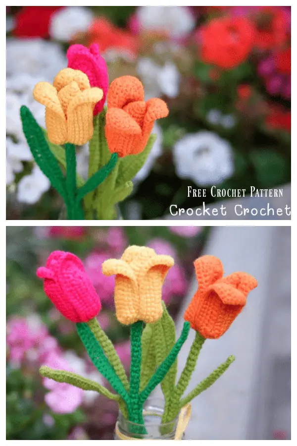 crocheted tulip pattern