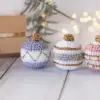 crochet christmas baubles