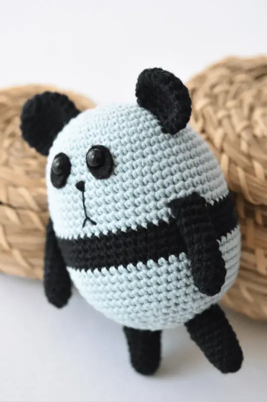 crochet panda pattern