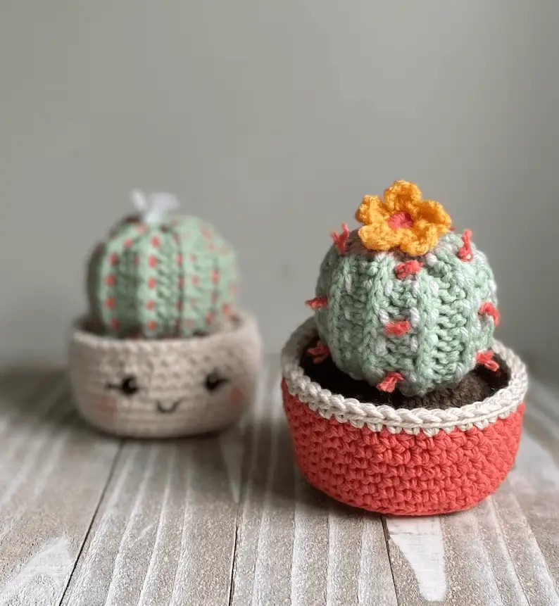 free crochet cactus pattern