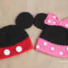 crochet mickey mouse hat