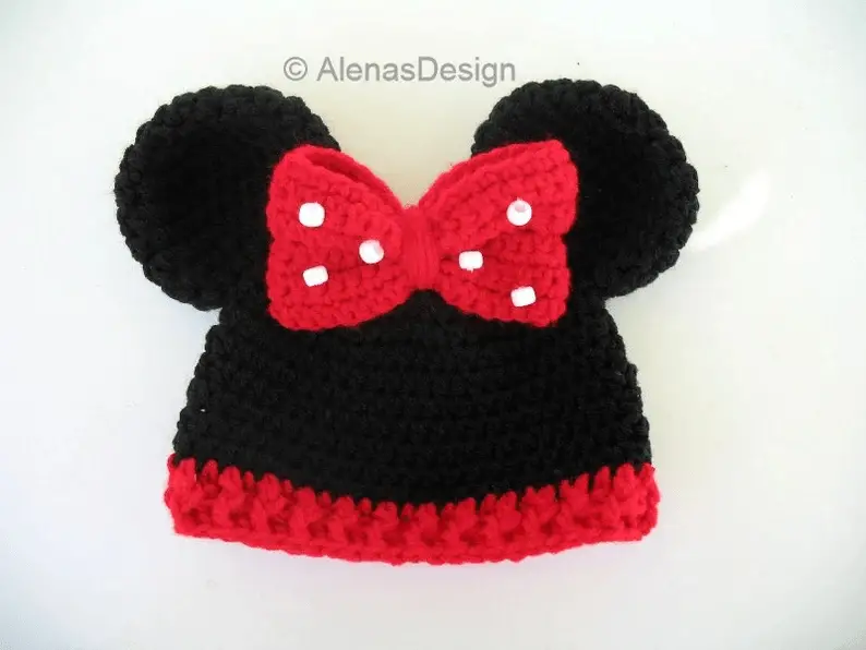 mickey mouse hat crochet pattern