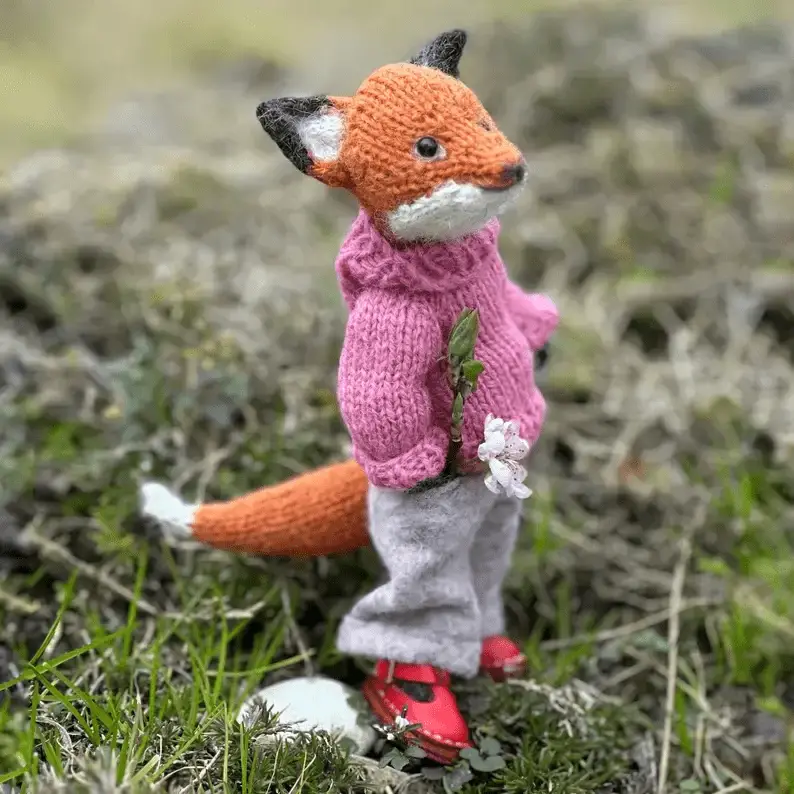 knitting fox pattern