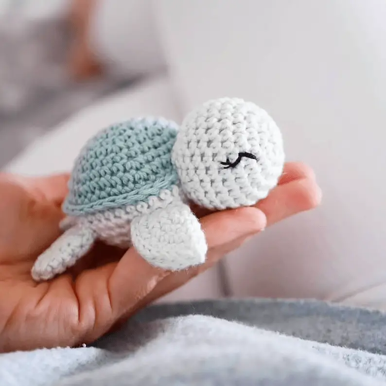 crochet tortoise