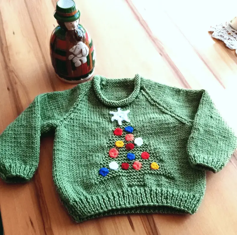 knitted Christmas sweater