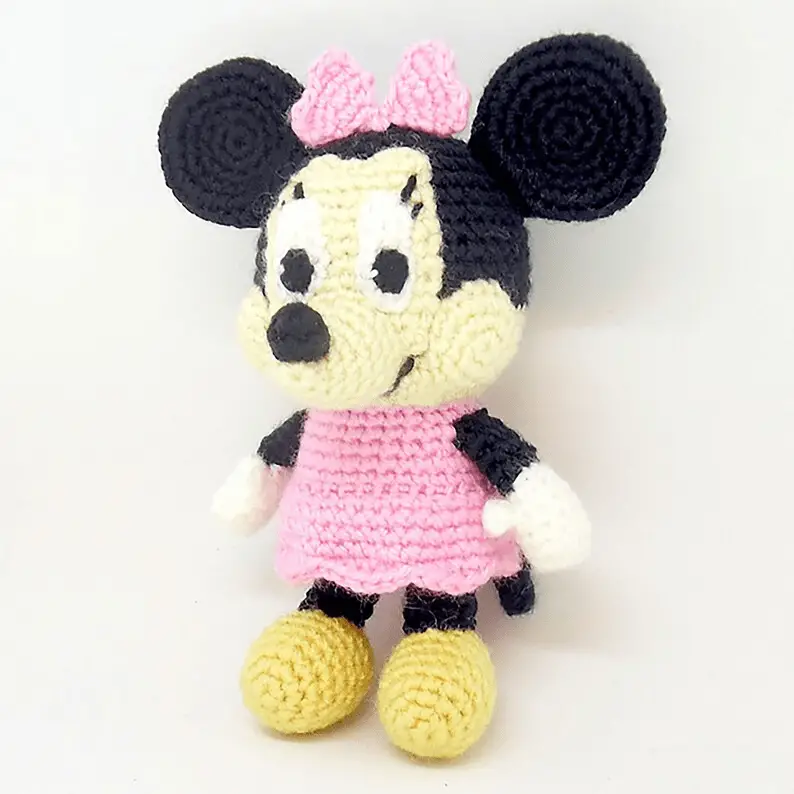 free crochet minnie mouse crochet pattern