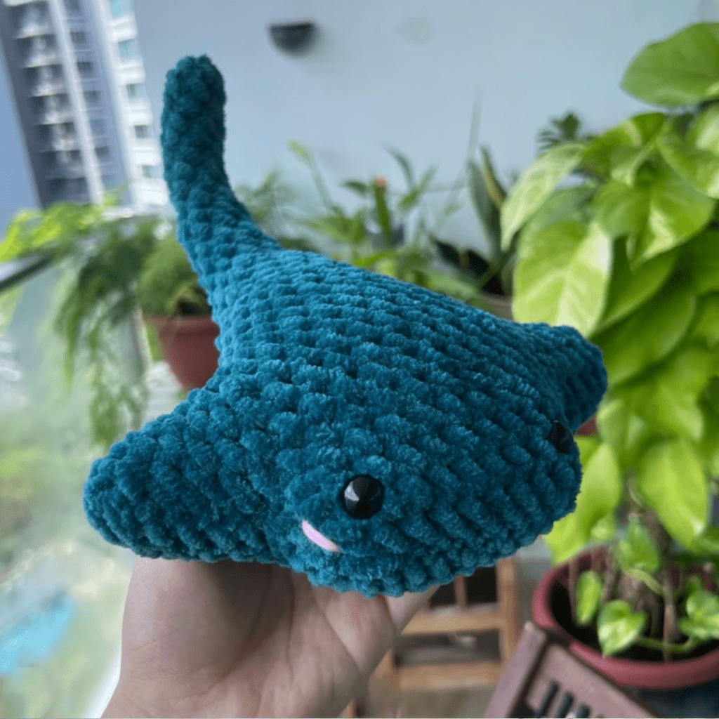 blue stingray crochet pattern
