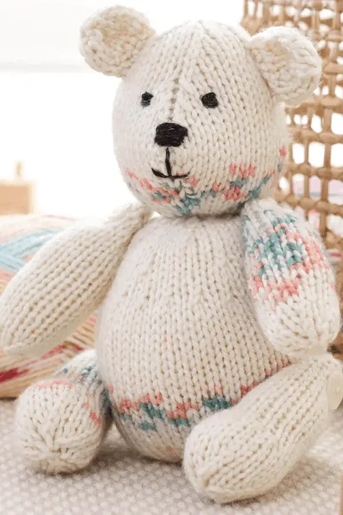 how to knit a teddy bear free pattern