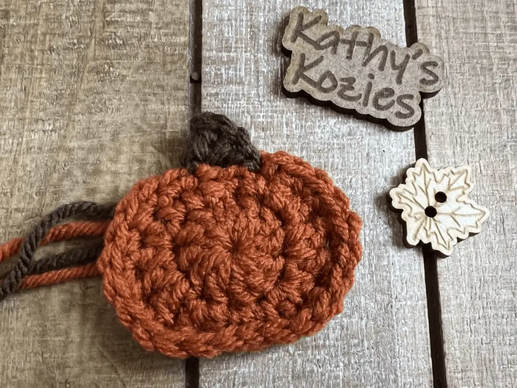 pumpkin coaster crochet pattern