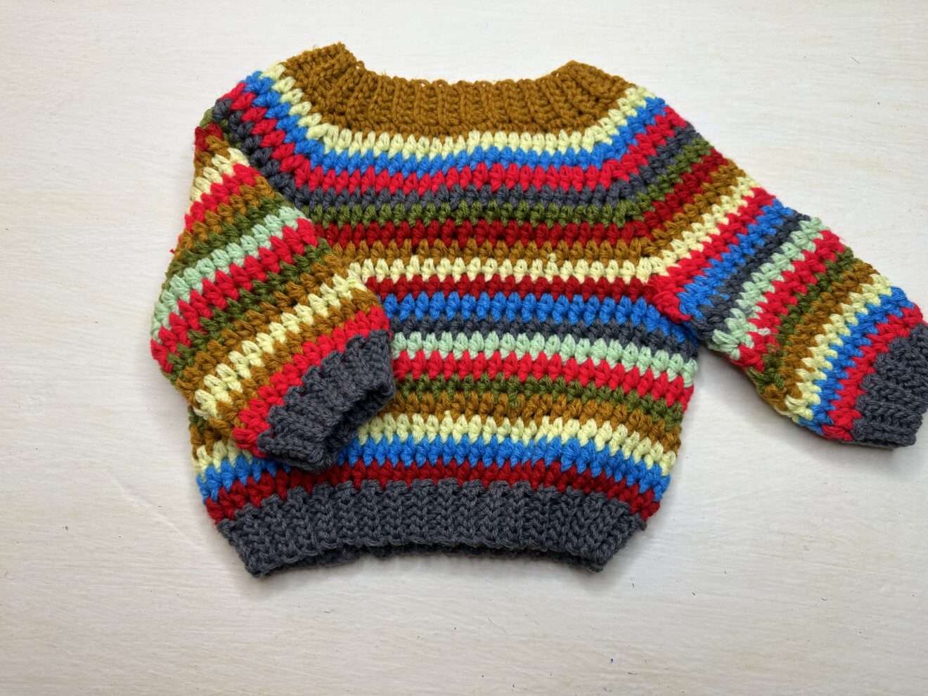 Toddler Crochet Raglan Sweater Free Pattern: 0-24 Months ( SitnCrochet 2024