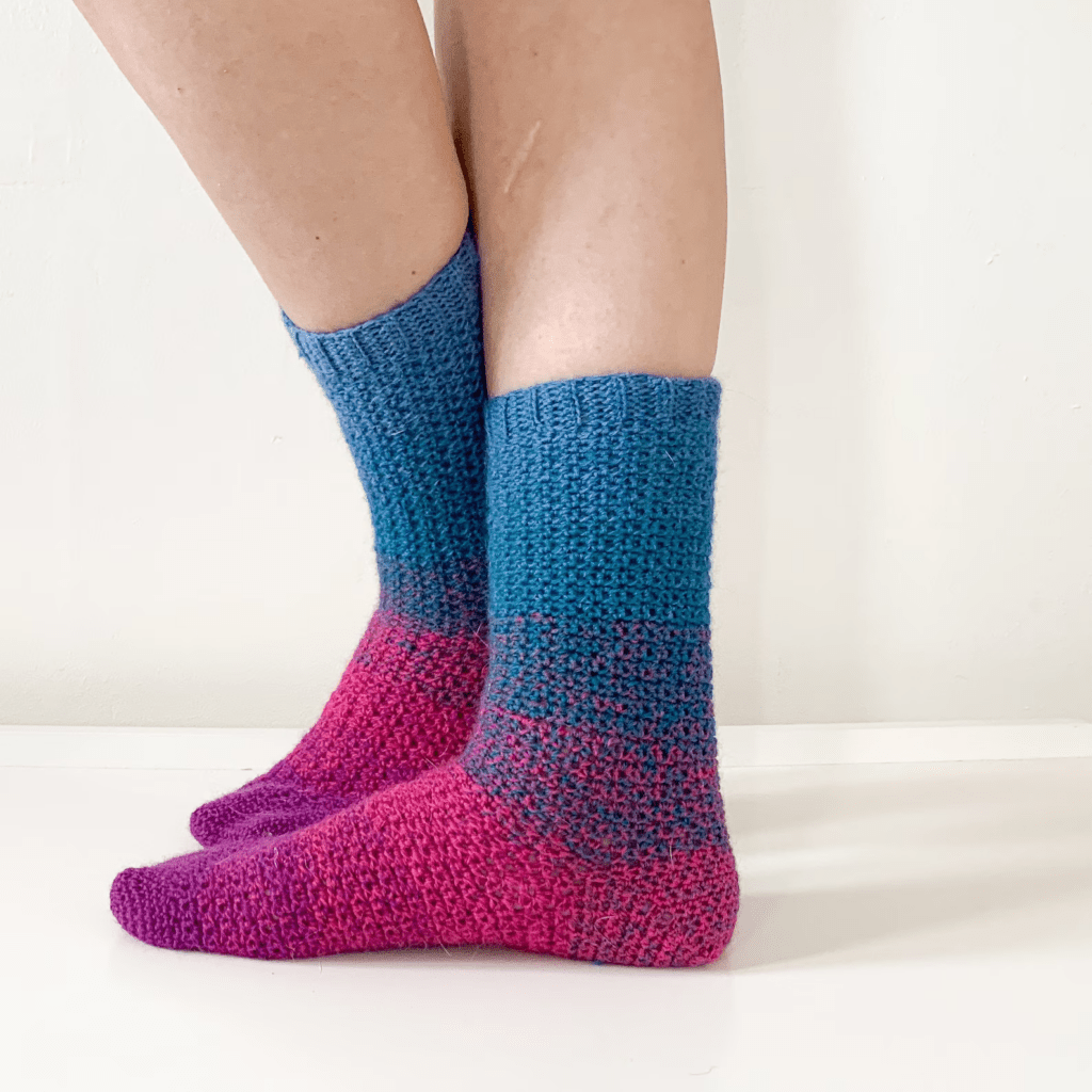 crochet socks pattern
