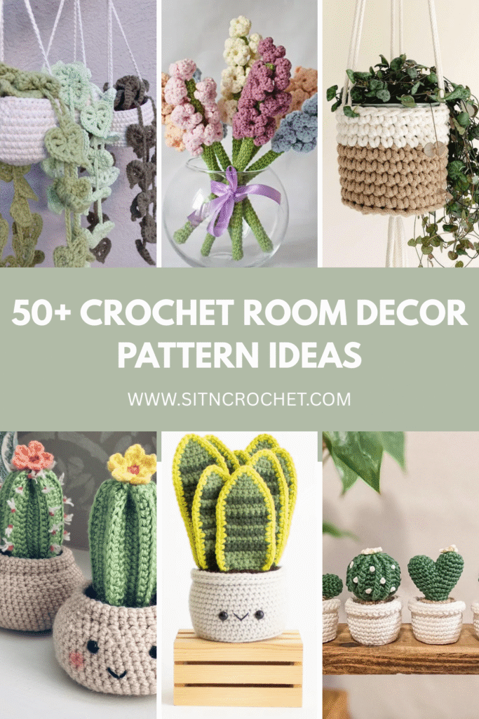 50 CROCHET ROOM DECOR PATTERN IDEAS 1