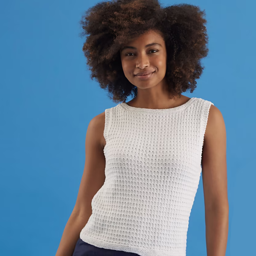 free knit summer top pattern