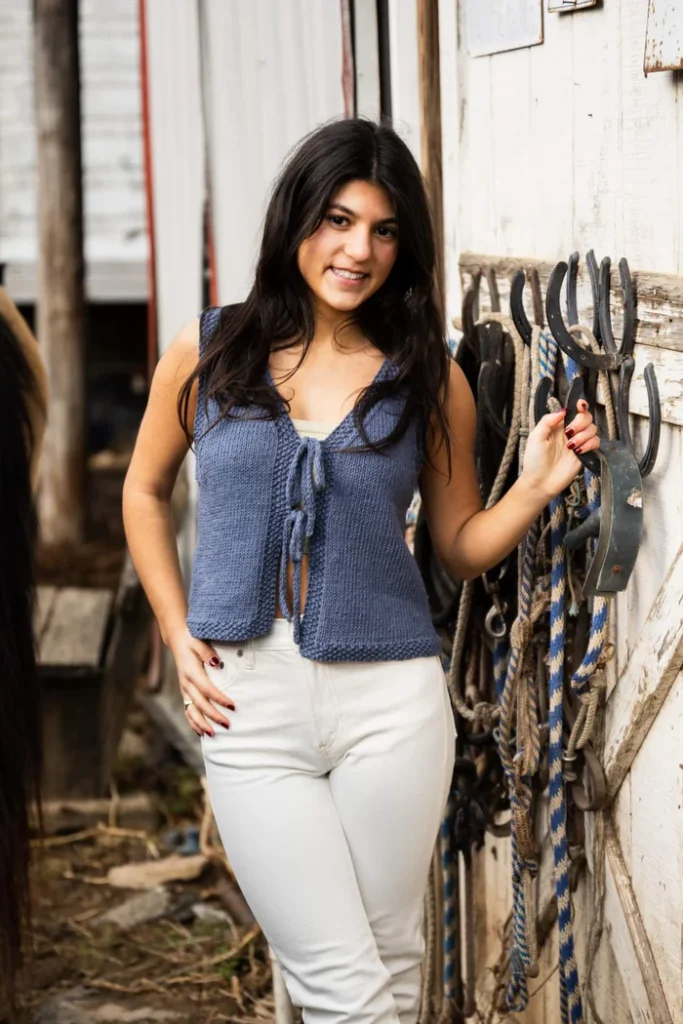 free knit summer top pattern