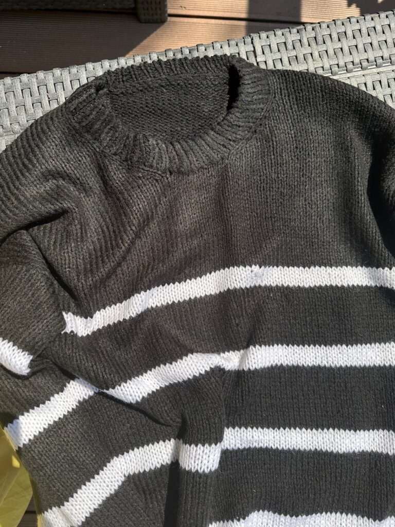 free knitting sweater oversized pattern