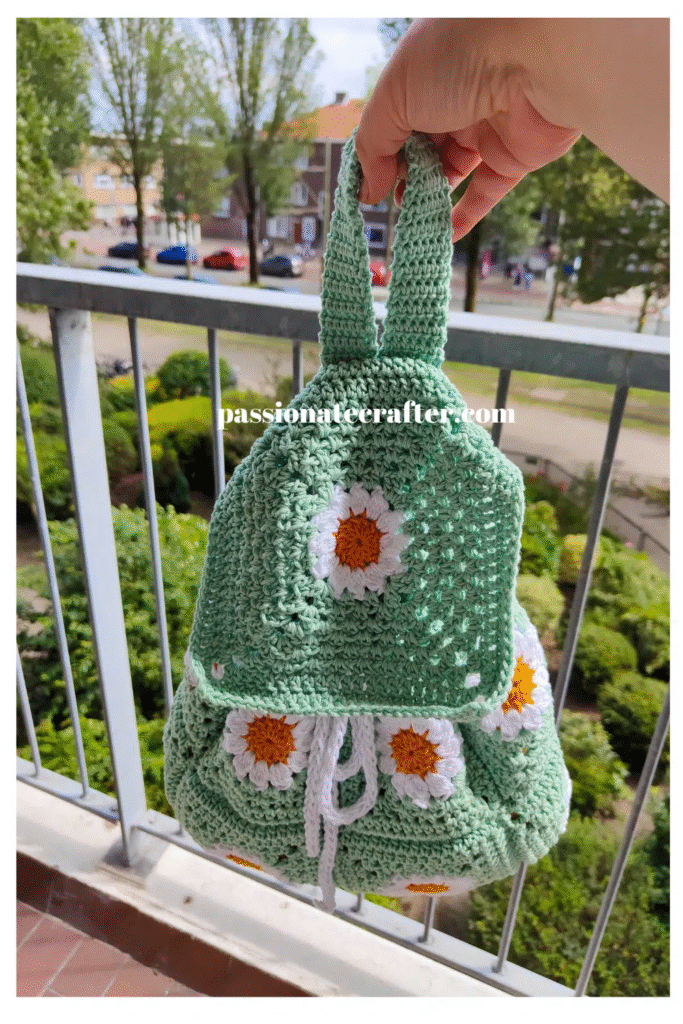 granny square crochet backpack pattern
