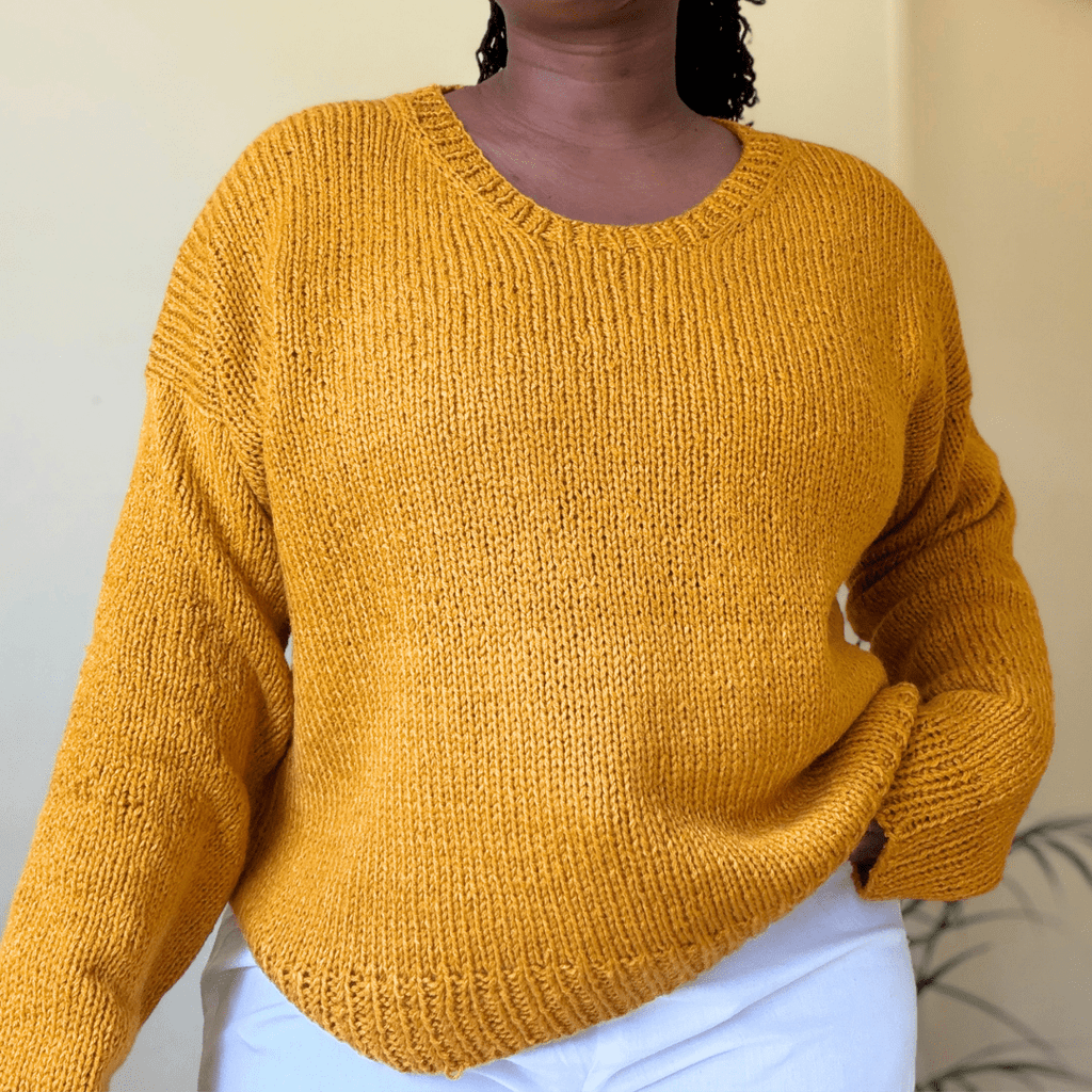 knit basic sweater free pattern