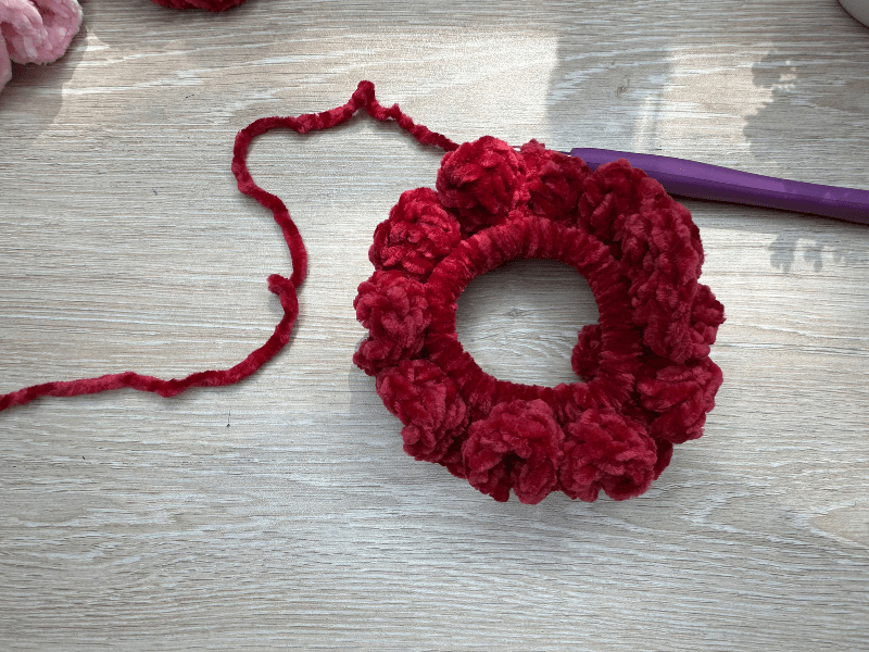 free crochet scrunchie pattern