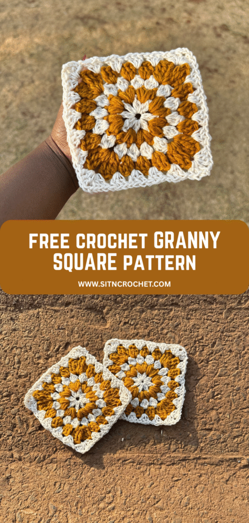 free crochet granny square pattern