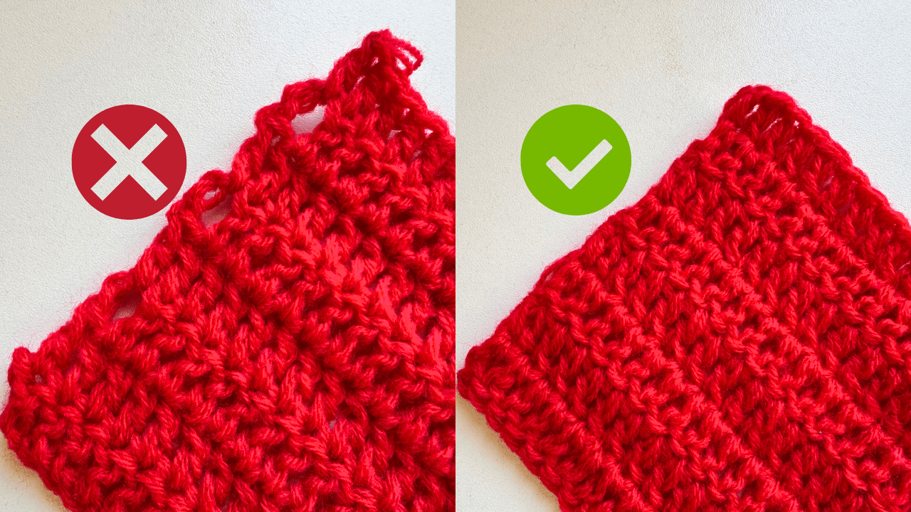 crochet straight edges like a pro