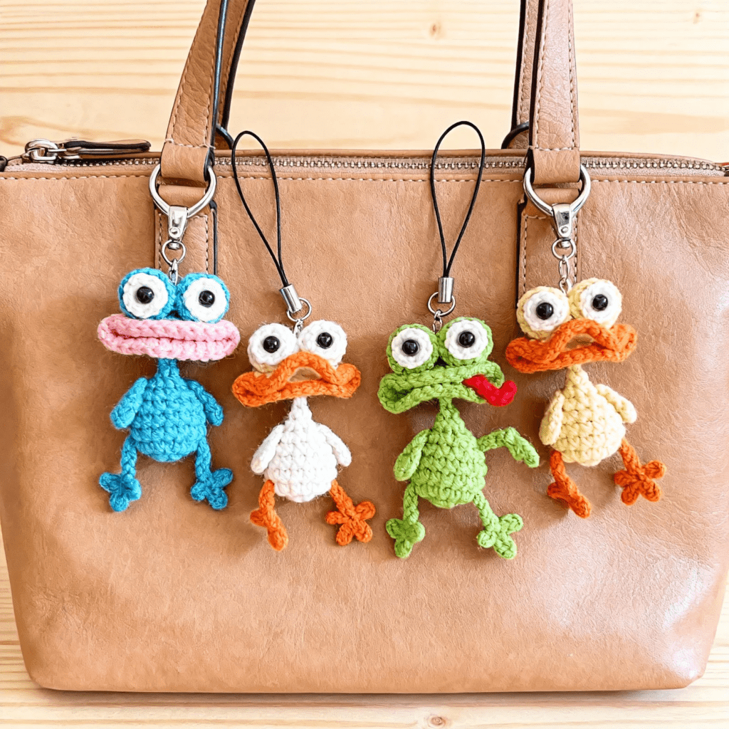 crochet bag charms
