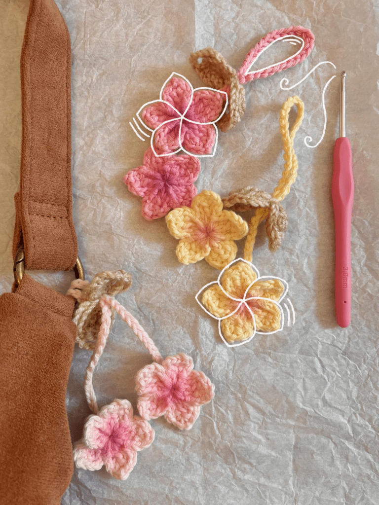 crochet bag charms