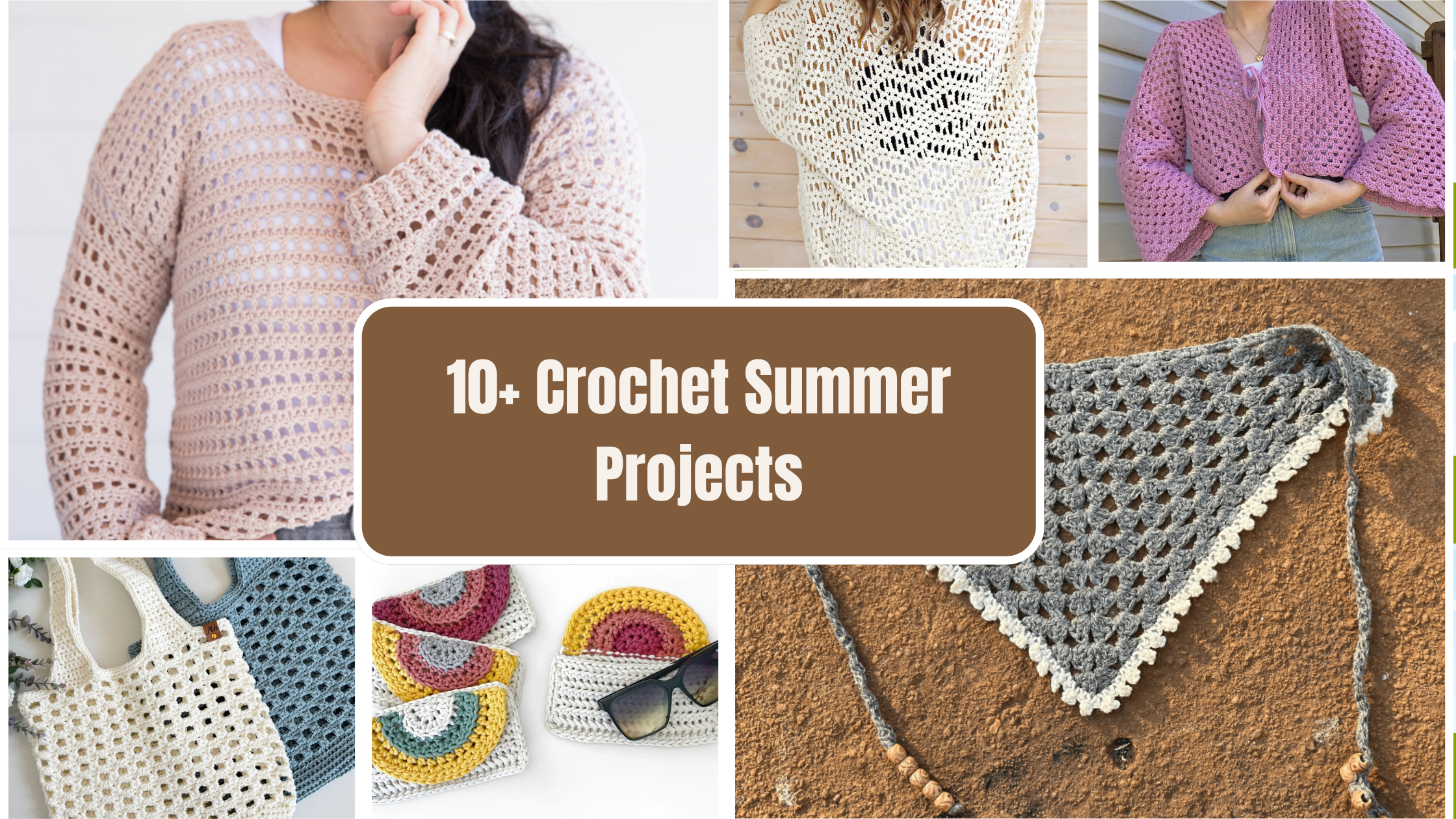10+ crochet summer projects patterns