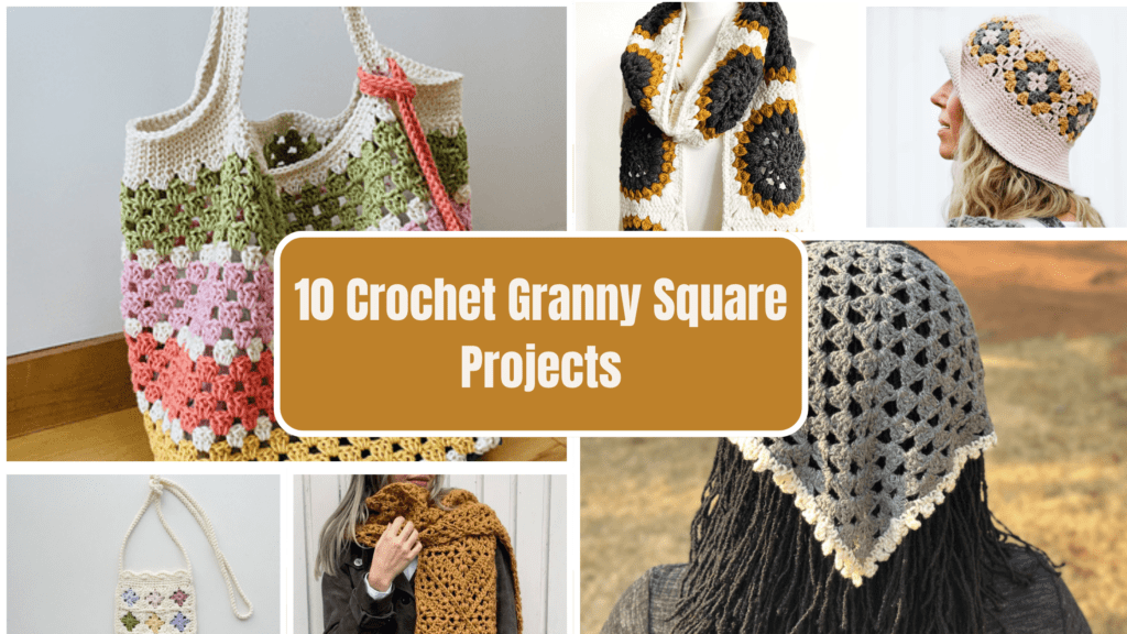 10 Crochet granny squares Patterns