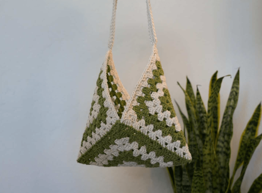crochet granny square bag free pattern