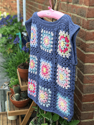 crochet granny square top pattern
