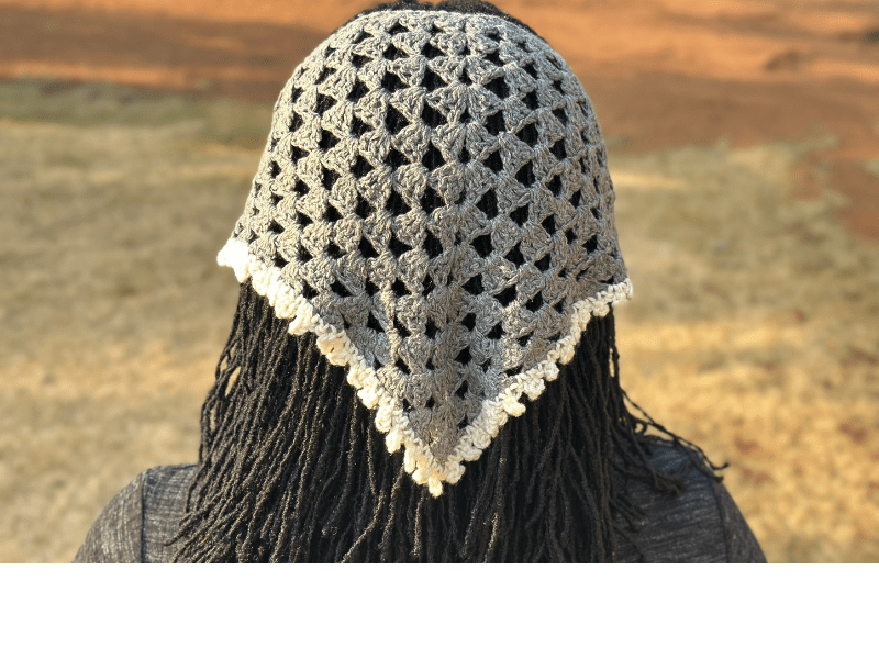free crochet bandana granny stitch pattern