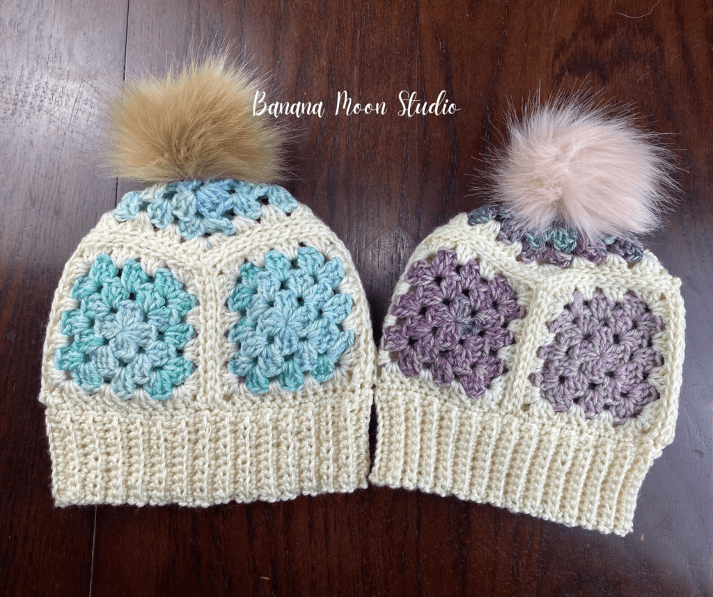 crochet granny square hat free pattern