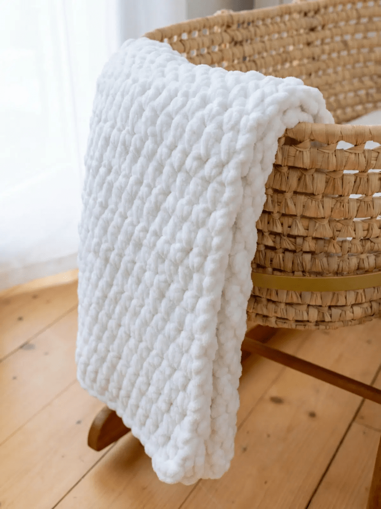 chunky crochet baby blanket pattern