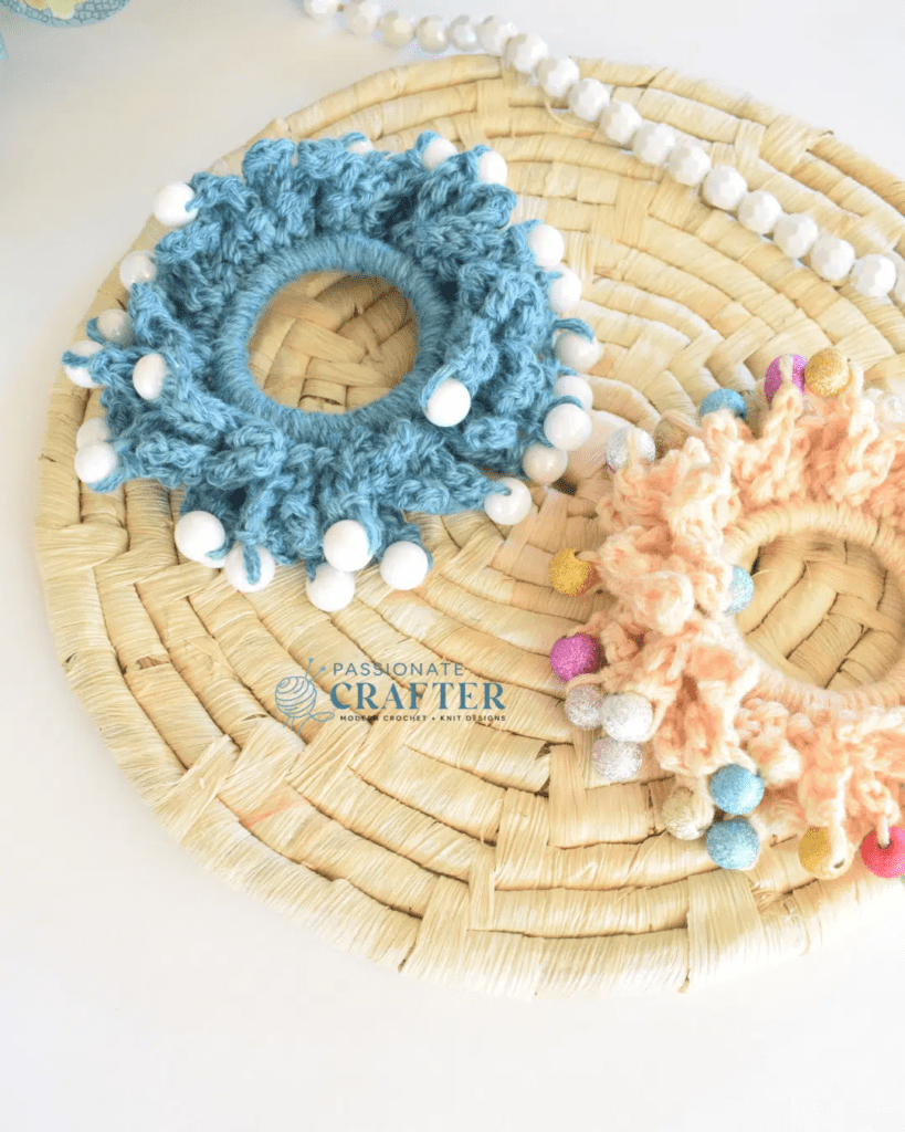 free crochet scrunchie pattern