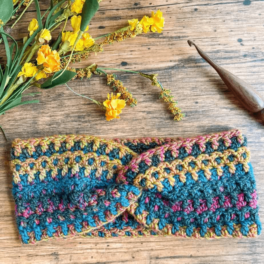 free crochet headband pattern