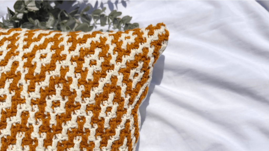 Free Mosaic Crochet Pillow Case Pattern