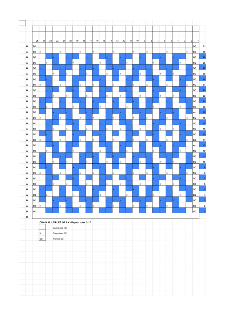 mosaic crochet graph sitncrochet 2026